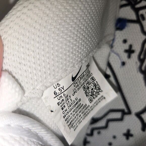 Nike Air Force 1 LV8 GS Doodles Drawing White Shoes DV1366-111 Size 6.5Y Retro - Picture 14 of 14